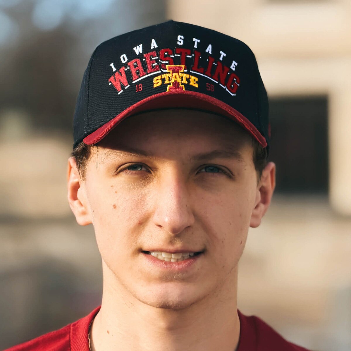 No Rivals I-State Black Wrestling Unstructured Snapback Hat